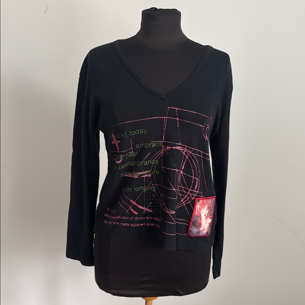 VTG Y2K GLIMA top XL 90s